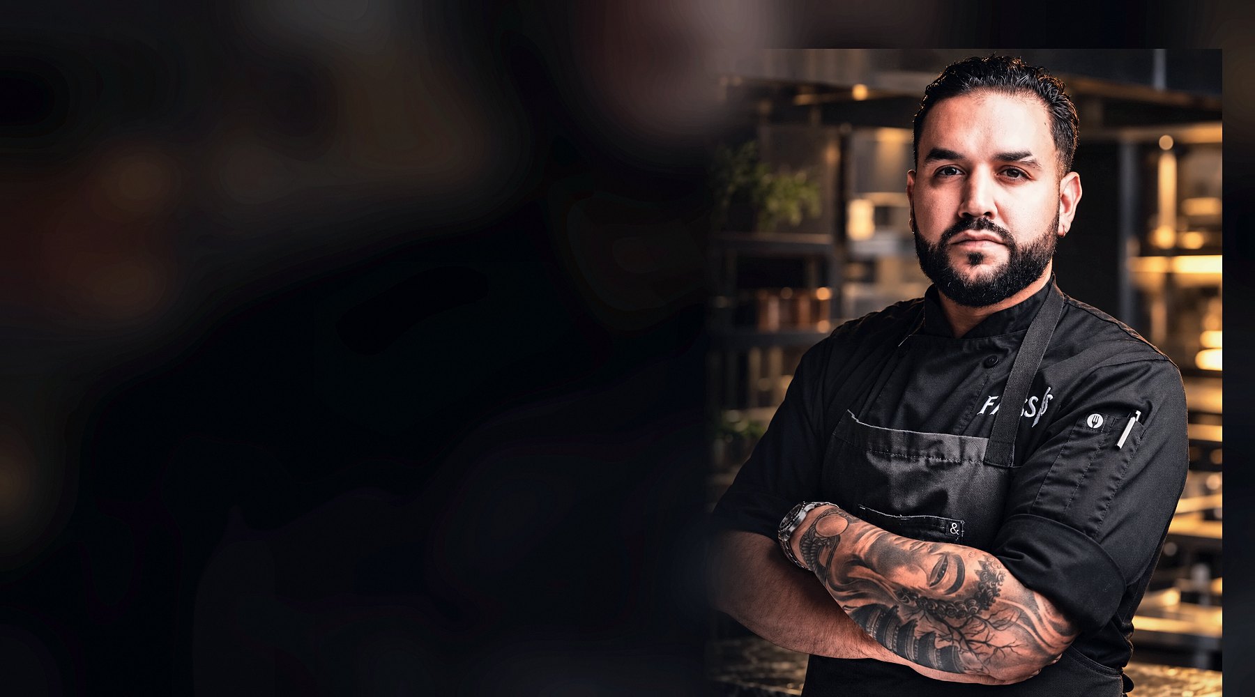 Chef Martin Fassi in his kitchen in Houston